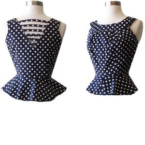 Bettie Page Tatyana Peplum Bodice | Medium